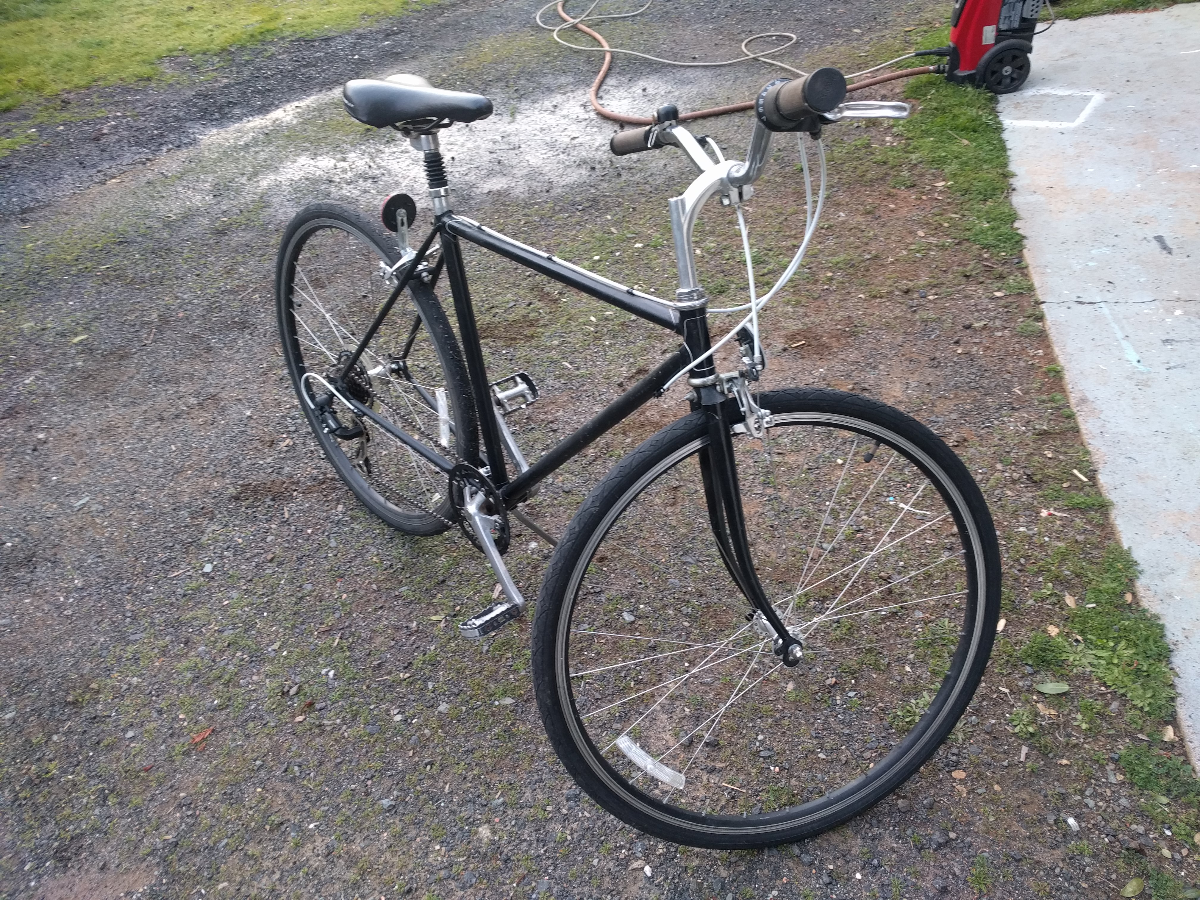 Rebuilt Black Bicycle